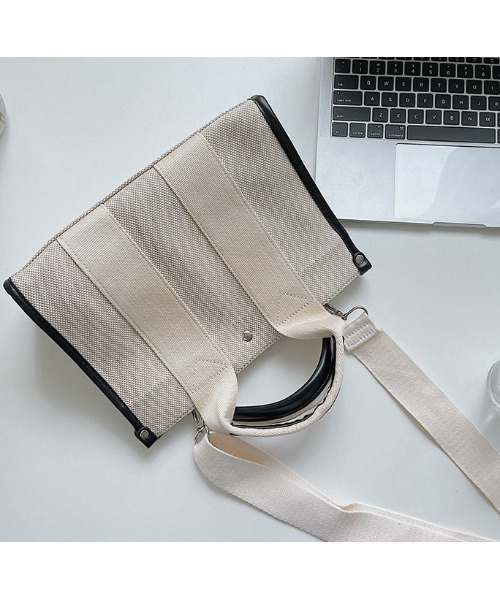 LAC-VERT（ラック・ヴェール）の「2WAYキャンバストート（トートバッグ・レディース・ブラック/ホワイト・FREE）」の15枚目の写真