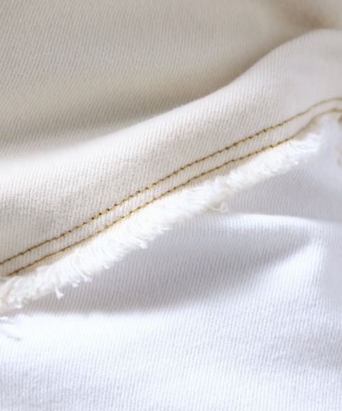 HARE（ハレ）の「パッチワークデニムフレアパンツ(HARE)（デニムパンツ・レディース・ホワイト/ブラック・S/M）」の10枚目の写真