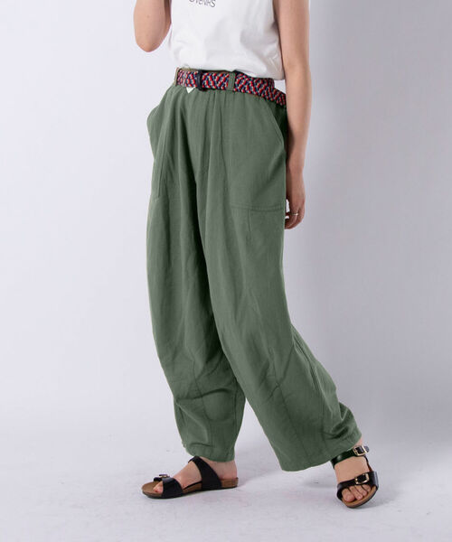 GLOSTER(グロスター)の「ワイドベイカーパンツ(その他パンツ・メンズ・ブラック/キナリ/オリーブ・M/L)」の22枚目の写真