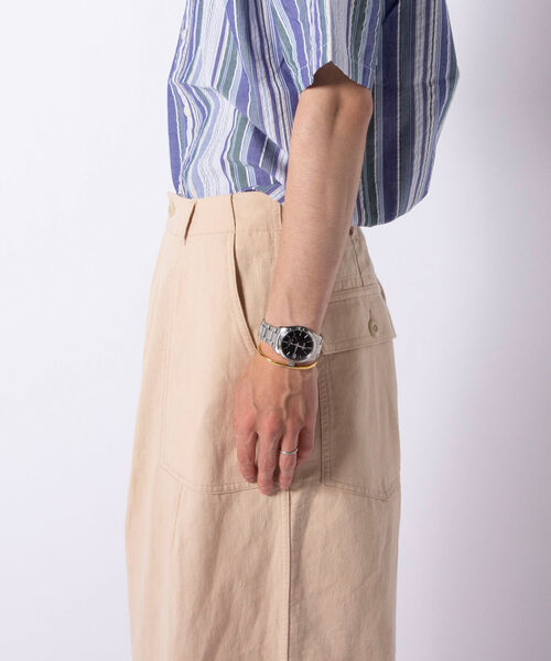 GLOSTER(グロスター)の「ワイドベイカーパンツ(その他パンツ・メンズ・ブラック/キナリ/オリーブ・M/L)」の8枚目の写真