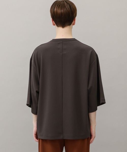 SHAREEF（シャリーフ）の「【SHAREEF】STUDIOUS別注 ABSTRACT FLOWERemb. GERORGETTE S/S TEE（Tシャツ/カットソー・メンズ・ブラック/ブラウン/アイボリー・1/2）」の14枚目の写真