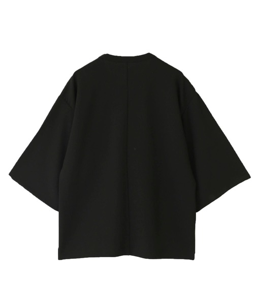 SHAREEF（シャリーフ）の「【SHAREEF】STUDIOUS別注 ABSTRACT FLOWERemb. GERORGETTE S/S TEE（Tシャツ/カットソー・メンズ・ブラック/ブラウン/アイボリー・1/2）」の16枚目の写真