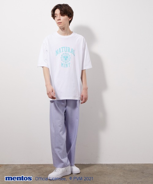JUNRED（ジュンレッド）の「メントスカレッジプリントTEE（Tシャツ/カットソー・メンズ・ブラック/オフホワイト/ラベンダー・M/L）」の8枚目の写真