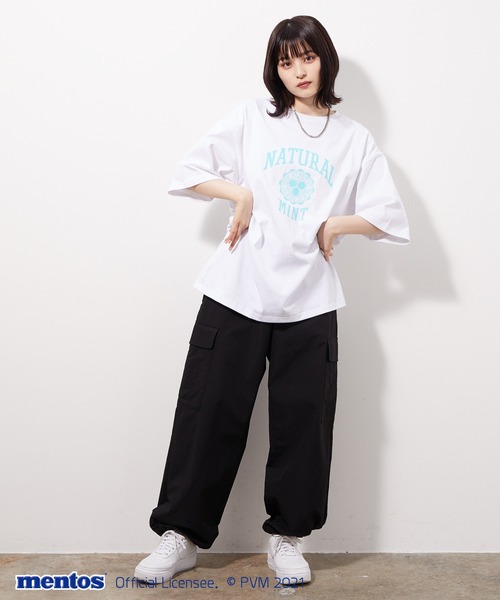 JUNRED（ジュンレッド）の「メントスカレッジプリントTEE（Tシャツ/カットソー・メンズ・ブラック/オフホワイト/ラベンダー・M/L）」の9枚目の写真