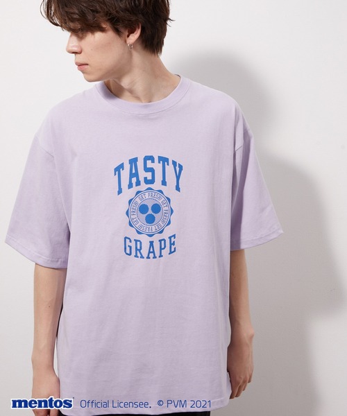 JUNRED（ジュンレッド）の「メントスカレッジプリントTEE（Tシャツ/カットソー・メンズ・ブラック/オフホワイト/ラベンダー・M/L）」の7枚目の写真