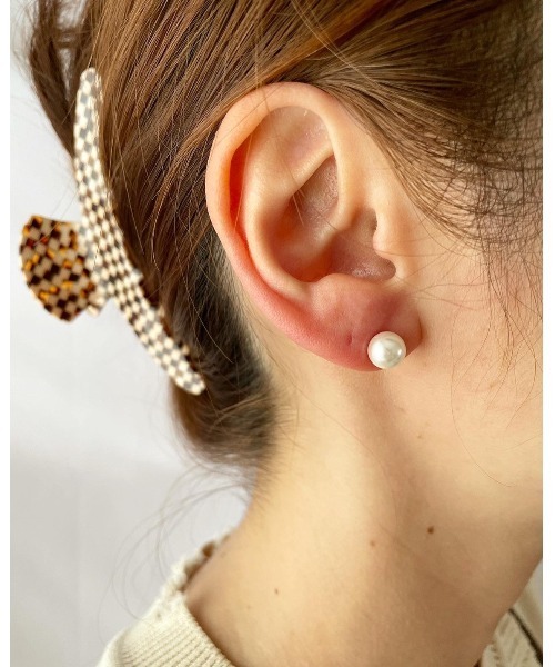 mou（モウ）の「2wayパールレーンピアス（ピアス（両耳用）・レディース・ホワイト・FREE）」の9枚目の写真