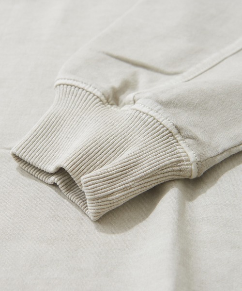 TOBILA（トビラ）の「ミニ裏毛ピグメント染めフリンジアメフトワンピ―ス（ワンピース・レディース・チャコールグレー/イエロー/ナチュラル・M）」の17枚目の写真