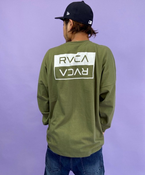 RVCA（ルーカ）の「WEB限定【ムラサキスポーツ別注】 RVCA/ルーカ オーバーサイズ バックプリントロンT BB042-065（Tシャツ/カットソー・メンズ・ホワイト/ブラック/グリーン・S/M/L）」の3枚目の写真