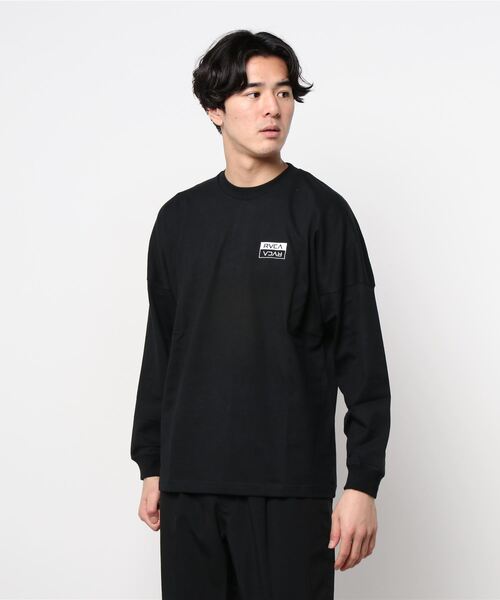 RVCA（ルーカ）の「WEB限定【ムラサキスポーツ別注】 RVCA/ルーカ オーバーサイズ バックプリントロンT BB042-065（Tシャツ/カットソー・メンズ・ホワイト/ブラック/グリーン・S/M/L）」の5枚目の写真