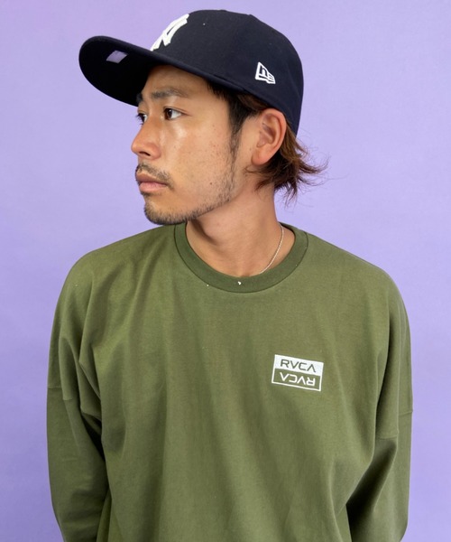 RVCA（ルーカ）の「WEB限定【ムラサキスポーツ別注】 RVCA/ルーカ オーバーサイズ バックプリントロンT BB042-065（Tシャツ/カットソー・メンズ・ホワイト/ブラック/グリーン・S/M/L）」の13枚目の写真