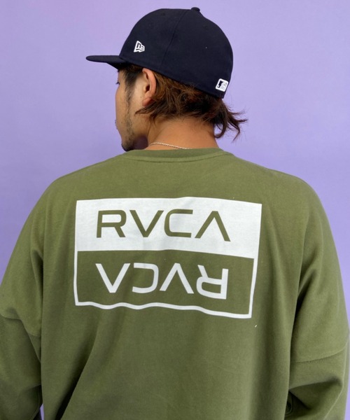 RVCA（ルーカ）の「WEB限定【ムラサキスポーツ別注】 RVCA/ルーカ オーバーサイズ バックプリントロンT BB042-065（Tシャツ/カットソー・メンズ・ホワイト/ブラック/グリーン・S/M/L）」の17枚目の写真