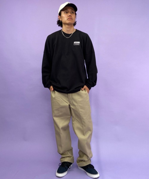 RVCA（ルーカ）の「WEB限定【ムラサキスポーツ別注】 RVCA/ルーカ オーバーサイズ バックプリントロンT BB042-065（Tシャツ/カットソー・メンズ・ホワイト/ブラック/グリーン・S/M/L）」の18枚目の写真