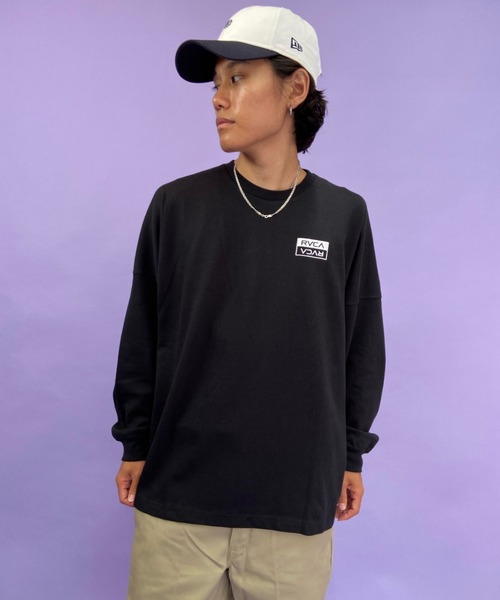 RVCA（ルーカ）の「WEB限定【ムラサキスポーツ別注】 RVCA/ルーカ オーバーサイズ バックプリントロンT BB042-065（Tシャツ/カットソー・メンズ・ホワイト/ブラック/グリーン・S/M/L）」の20枚目の写真