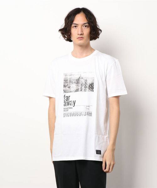SISLEY(シスレー)の「型押し半袖Tシャツ・カットソー(Tシャツ/カットソー・メンズ・ホワイト/ホワイト系その他/スミクロ・LARGE/SMALL/MEDIUM/X-LARGE)」の22枚目の写真