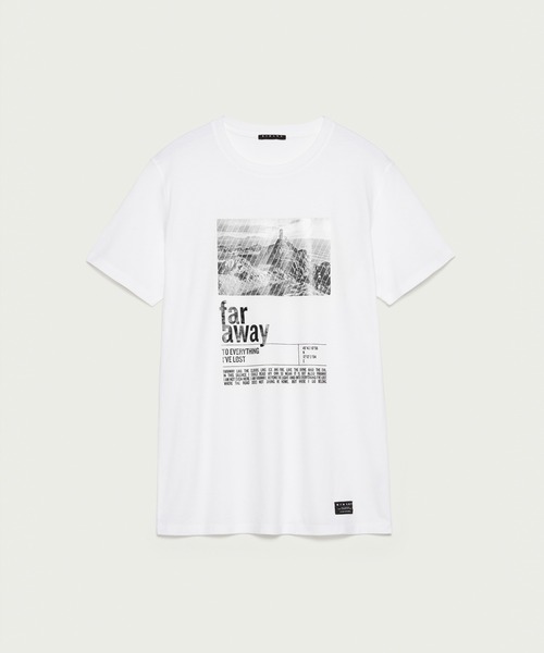SISLEY(シスレー)の「型押し半袖Tシャツ・カットソー(Tシャツ/カットソー・メンズ・ホワイト/ホワイト系その他/スミクロ・LARGE/SMALL/MEDIUM/X-LARGE)」の15枚目の写真
