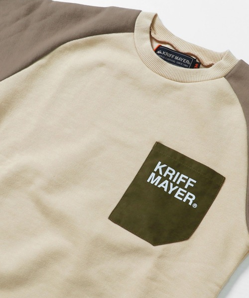 KRIFF MAYER Kid's Collection(クリフメイヤーキッズコレクション)の「WEB限定ポケットロゴスウェット(スウェット・キッズ・グレー/ブルー/ナチュラル/チャコール・120/130/140/150/160/170)」の10枚目の写真