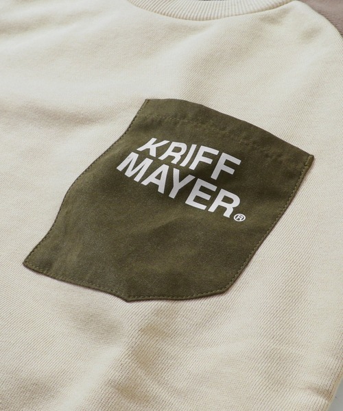KRIFF MAYER Kid's Collection(クリフメイヤーキッズコレクション)の「WEB限定ポケットロゴスウェット(スウェット・キッズ・グレー/ブルー/ナチュラル/チャコール・120/130/140/150/160/170)」の14枚目の写真