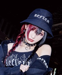 DimMoire × REFLEM ディムモアール レフレム バケハ 帽子 👁‍🗨REFLEM(レフレム) NEW ARRIVAL バケハ。 ロゴバケットハット