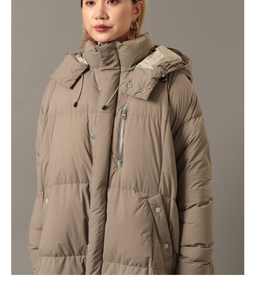 F/CE. （エフシーイー）の「F/CE. /エフシーイー  FT LONG DOWN HOODIE　 FT ロング ダウン フーディ（ダウンジャケット/コート・レディース・ブラック/セージグリーン/アーミー・SMALL）」の17枚目の写真