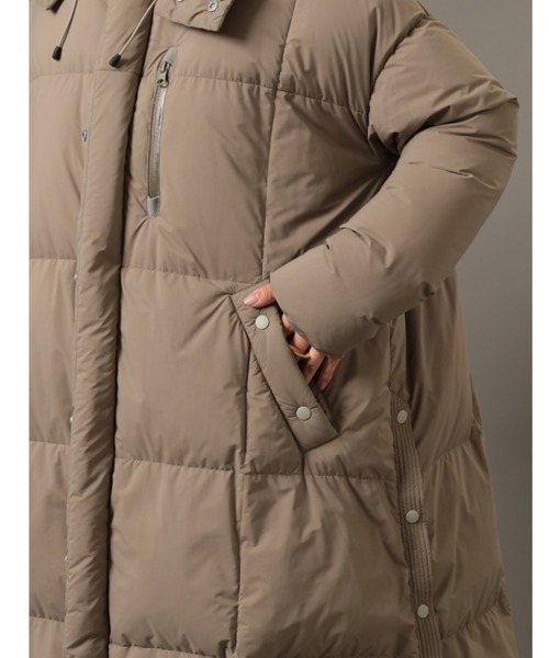 F/CE. （エフシーイー）の「F/CE. /エフシーイー  FT LONG DOWN HOODIE　 FT ロング ダウン フーディ（ダウンジャケット/コート・レディース・ブラック/セージグリーン/アーミー・SMALL）」の8枚目の写真