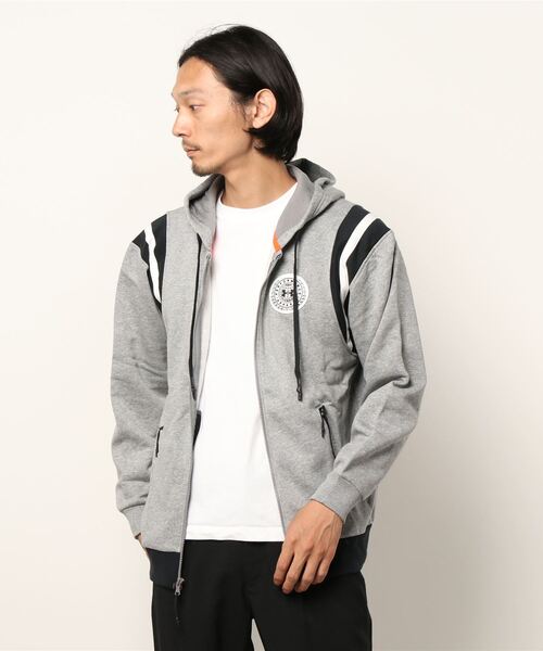 UNDER ARMOUR(アンダーアーマー)の「UAライバルフリース フルジップ フーディー アルママイタ(トレーニング/メンズ)(スウェット・メンズ・ブラック/グレー・XL/S/M/3XL/XXL/L)」の19枚目の写真