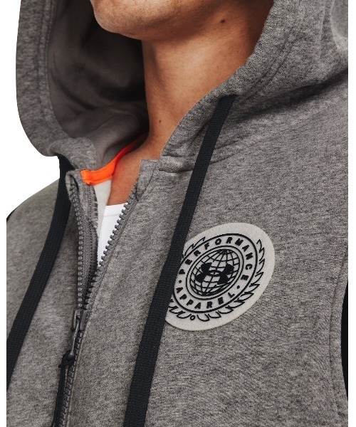 UNDER ARMOUR(アンダーアーマー)の「UAライバルフリース フルジップ フーディー アルママイタ(トレーニング/メンズ)(スウェット・メンズ・ブラック/グレー・XL/S/M/3XL/XXL/L)」の17枚目の写真