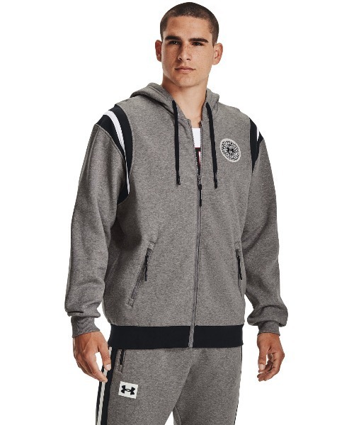 UNDER ARMOUR(アンダーアーマー)の「UAライバルフリース フルジップ フーディー アルママイタ(トレーニング/メンズ)(スウェット・メンズ・ブラック/グレー・XL/S/M/3XL/XXL/L)」の20枚目の写真