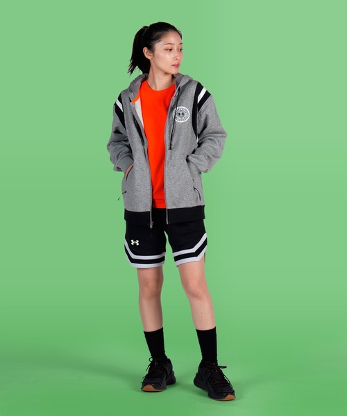 UNDER ARMOUR(アンダーアーマー)の「UAライバルフリース フルジップ フーディー アルママイタ(トレーニング/メンズ)(スウェット・メンズ・ブラック/グレー・XL/S/M/3XL/XXL/L)」の14枚目の写真