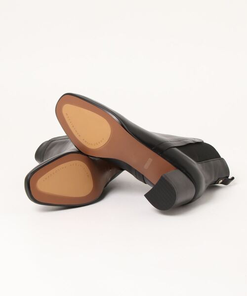 MACKINTOSH PHILOSOPHY（ﾏｯｷﾝﾄｯｼｭ ﾌｨﾛｿﾌｨｰ）の「サイドゴアショートブーツ（ブーツ・レディース・ブラック/ベージュ・22.5cm/24.5cm/23.5cm/24.0cm/23.0cm）」の4枚目の写真