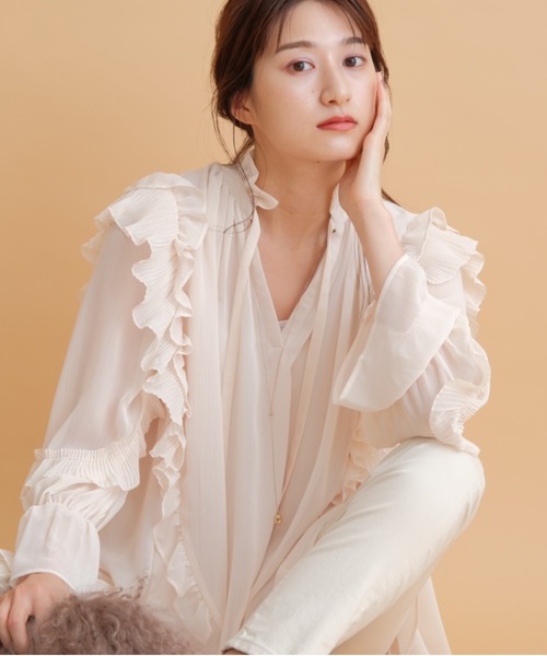 Rirandture（リランドチュール）の「楊柳プリーツブラウス