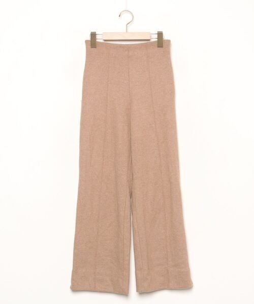 onetome（ワントゥーミー）の「ピンタックワイドパンツ（セットアップ対応）（その他パンツ・レディース・ベージュ/ブラウン・FREE）」の2枚目の写真