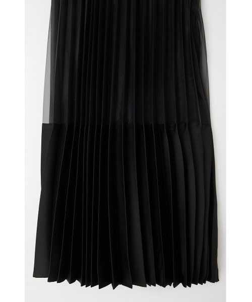 rienda(リエンダ)の「ミックスマテリアルプリーツスカート(スカート・レディース・ライトブルー/ブラック/ブラウン・SMALL/MEDIUM)」の16枚目の写真