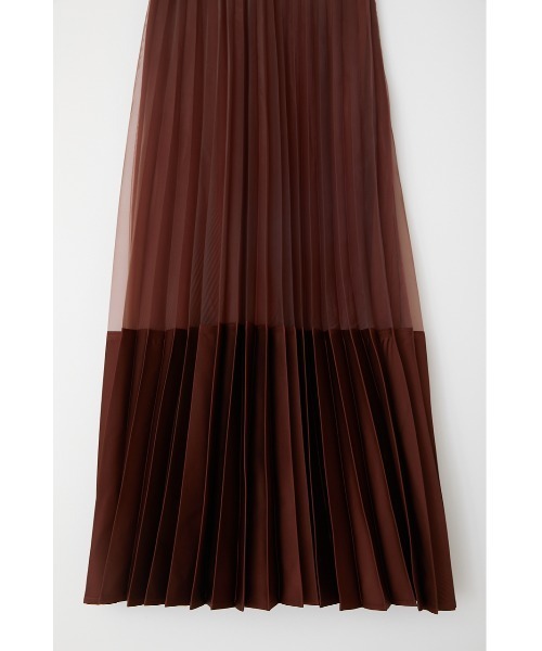 rienda(リエンダ)の「ミックスマテリアルプリーツスカート(スカート・レディース・ライトブルー/ブラック/ブラウン・SMALL/MEDIUM)」の17枚目の写真