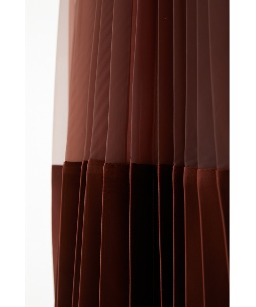 rienda(リエンダ)の「ミックスマテリアルプリーツスカート(スカート・レディース・ライトブルー/ブラック/ブラウン・SMALL/MEDIUM)」の20枚目の写真