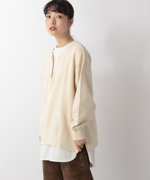 LOWRYS FARM | スエードタッチスキッパープルオーバー　219241(スウェット)