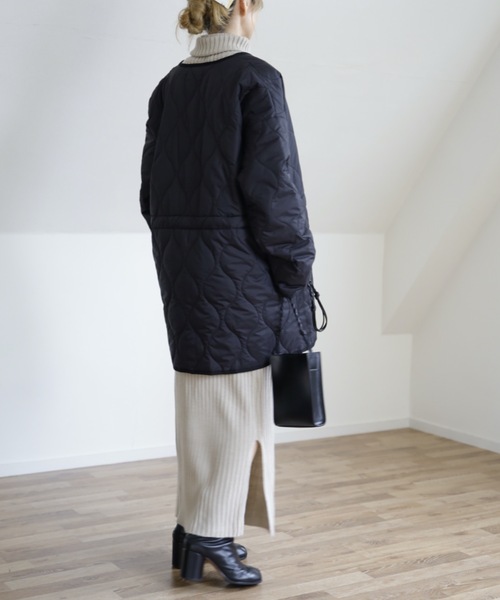 UNFIELD（アンフィールド）の「【UNFIELD キルティングブルゾン】（ブルゾン・レディース・ブラック/カーキ・FREE）」の8枚目の写真