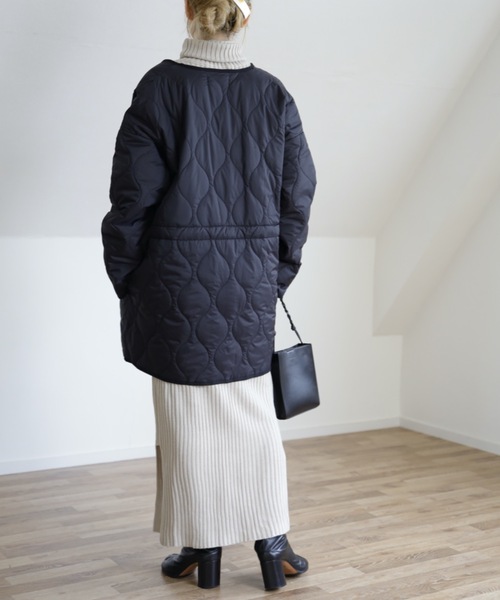 UNFIELD（アンフィールド）の「【UNFIELD キルティングブルゾン】（ブルゾン・レディース・ブラック/カーキ・FREE）」の11枚目の写真