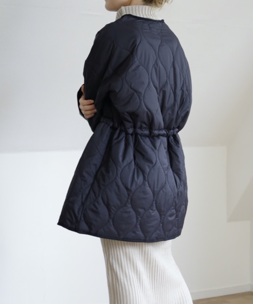 UNFIELD（アンフィールド）の「【UNFIELD キルティングブルゾン】（ブルゾン・レディース・ブラック/カーキ・FREE）」の12枚目の写真