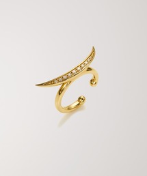 PAS TIERRA | 【Carillon】ムーンイヤーカフ（左耳用）(イヤーカフ)