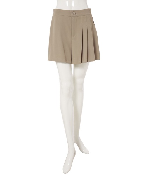 fifth calin（フィフスカラン）の「プリーツショーパンジャケットセットアップ（セットアップ・レディース・ブラック/ベージュ・MEDIUM）」の7枚目の写真