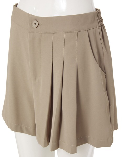 fifth calin（フィフスカラン）の「プリーツショーパンジャケットセットアップ（セットアップ・レディース・ブラック/ベージュ・MEDIUM）」の9枚目の写真