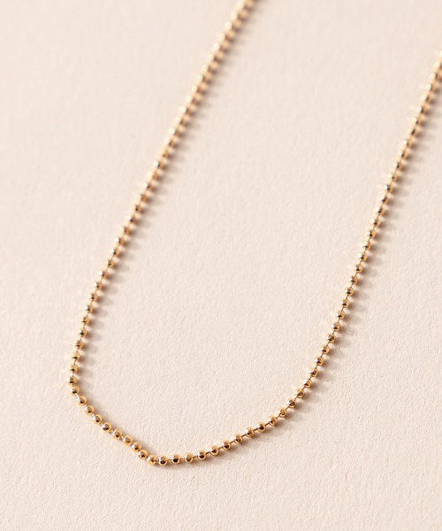 mline（エムライン）の「[mline] WEB限定 シンプルネックレス（ネックレス・レディース・ゴールド・ONE SIZE）」の5枚目の写真