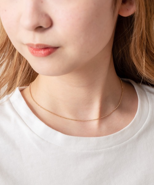 mline（エムライン）の「[mline] WEB限定 シンプルネックレス（ネックレス・レディース・ゴールド・ONE SIZE）」の6枚目の写真