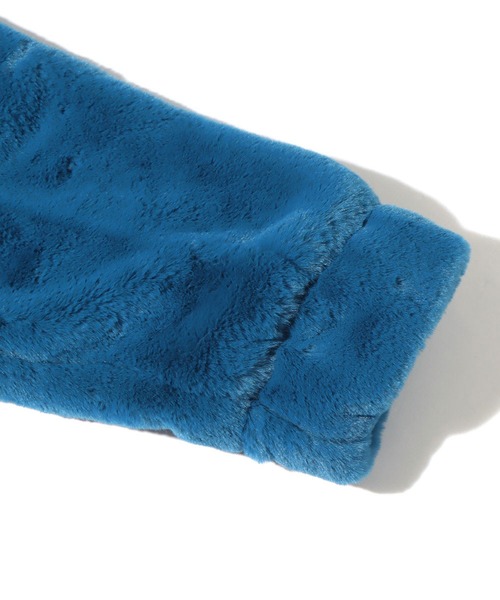 UGG（アグ）の「UGG@mos ステンカラー フェイクファーコート / アグ ステンカラー フェイクファーコート（その他アウター・レディース・ベージュ/ブルー・M/L）」の6枚目の写真