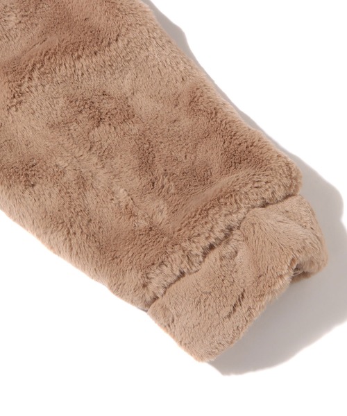 UGG（アグ）の「UGG@mos ステンカラー フェイクファーコート / アグ ステンカラー フェイクファーコート（その他アウター・レディース・ベージュ/ブルー・M/L）」の13枚目の写真