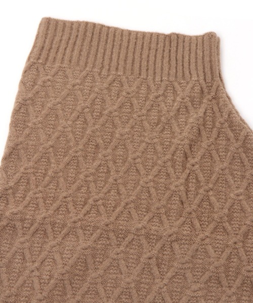 niko and...（ニコアンド）の「オリジナルニットケープ（ストール/ショール・レディース・ベージュ/グレー/モカ・0）」の8枚目の写真