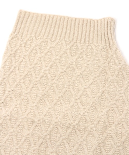 niko and...（ニコアンド）の「オリジナルニットケープ（ストール/ショール・レディース・ベージュ/グレー/モカ・0）」の6枚目の写真