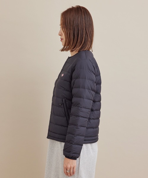DANTON(ダントン)の「【DANTON】INNER DOWN CREWNECK JACKET(ダウンジャケット/コート・レディース・ホワイト系その他/ブラック・M)」の3枚目の写真