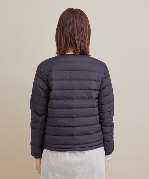 DANTON(ダントン)の「【DANTON】INNER DOWN CREWNECK JACKET(ダウンジャケット/コート・レディース・ホワイト系その他/ブラック・M)」の9枚目の写真