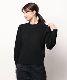 Te chichi | プリーツスタンドネックニット(ニット/セーター)